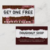 erhalten Sie ein kostenloses DOUGHNUT Treuekarte (Vorne/Hinten)