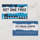 erhalten Sie eine freie EISCREME Treuekarte (Vorne/Hinten)