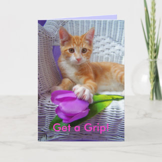 Erhalten Sie eine Griffkarte Karte