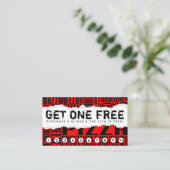 erhalten Sie eine kostenlose SLICE PIZZA Treuekarte (Stehend Vorderseite)