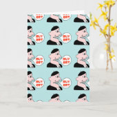 "Erhalten Sie eine wenig Kultur-" Gruß-Karte Karte (Gelbe Blume)