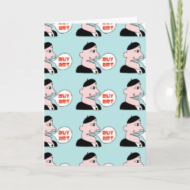 "Erhalten Sie eine wenig Kultur-" Gruß-Karte Karte