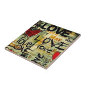 Erhalten Sie einen kleinen LiebeGraffiti Fliese (Seite)