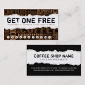 erhalten Sie einen kostenlosen COFFEE Treuekarte (Vorne/Hinten)