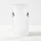 Erhalten Sie einfach über es Pferdepullover Mattglas Bierglas (Mittel)