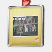 Erhalten Sie EM boyz Silbernes Ornament (Links)