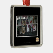 Erhalten Sie EM boyz Silbernes Ornament (Rechts)