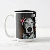 Erhalten Sie ernste Tasse (Links)