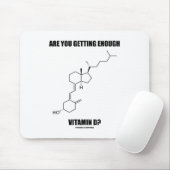 Erhalten Sie genügend Vitamin D? Cholecalciferol Mousepad (Mit Mouse)
