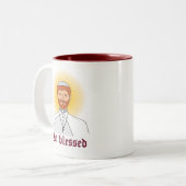 Erhalten Sie gesegnete Tasse (Vorderseite Links)