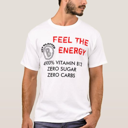 Erhalten Sie gesprengtes Logo, 4900% VITAMIN T-Shirt (Vorderseite)