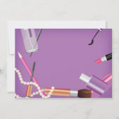 Erhalten Sie Glammed oben - Einladung (Rückseite)