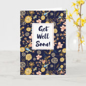 Erhalten Sie gut bald! Jesaja-33:24 Karte (Gelbe Blume)