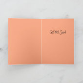 Erhalten Sie gut bald Karte (Innenseite)