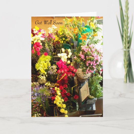 Erhalten Sie gut bald Karte (Vorderseite)