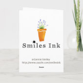 Erhalten Sie gut bald Karte (Rückseite)