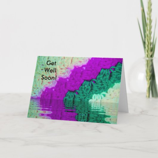 Erhalten Sie gut bald Karte (Vorderseite)