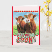 ERHALTEN SIE GUT BALD KARTE (Gelbe Blume)