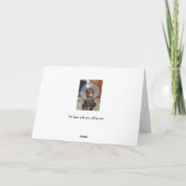 Erhalten Sie gut bald Karte (Rückseite)