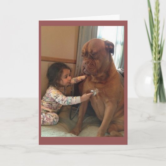 Erhalten Sie gut bald Karte (Vorderseite)