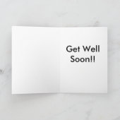 Erhalten Sie gut bald Karte (Innenseite)