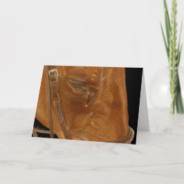 Erhalten Sie gut bald! Pferdekarte Karte