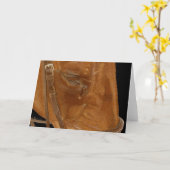 Erhalten Sie gut bald! Pferdekarte Karte (Gelbe Blume)