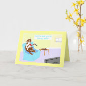 Erhalten Sie gut, froh zu hören, dass Sie bessere Karte (Gelbe Blume)