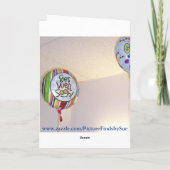 Erhalten Sie gut, für Mann, Karte (Rückseite)