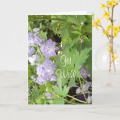 Erhalten Sie gut Karte (Gelbe Blume)