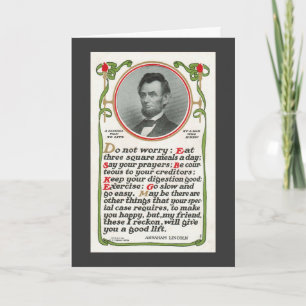 Erhalten Sie Gut-Lincolns vernünftige Weise Karte