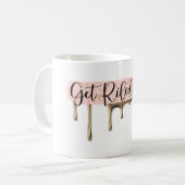 ERHALTEN SIE HERAUF TASSE RILED (Vorderseite Links)