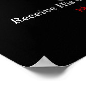 Erhalten Sie heute sein Blut gotGod316.com Poster (Ecke)