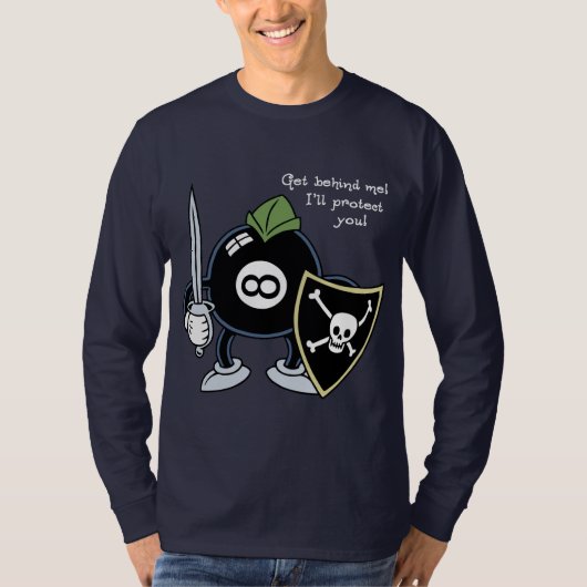 Erhalten Sie hinter dem 8-Ball! T-Shirt (Vorderseite)