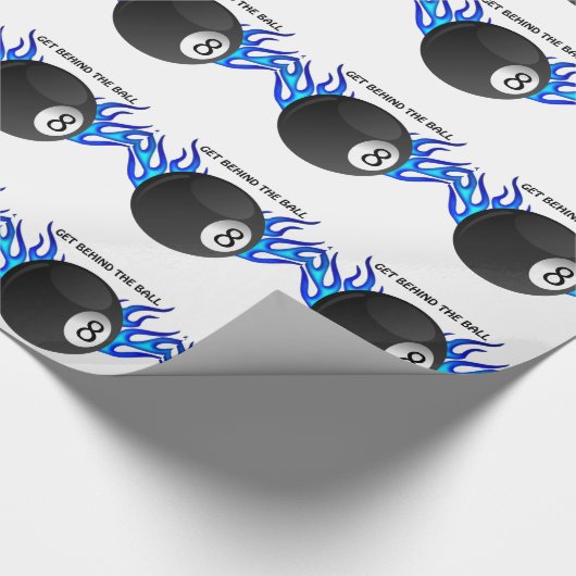 Erhalten Sie hinter dem BALL 8 Geschenkpapier (Ecke)