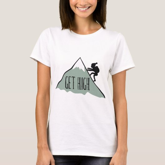 Erhalten Sie hoch T-Shirt (Vorderseite)