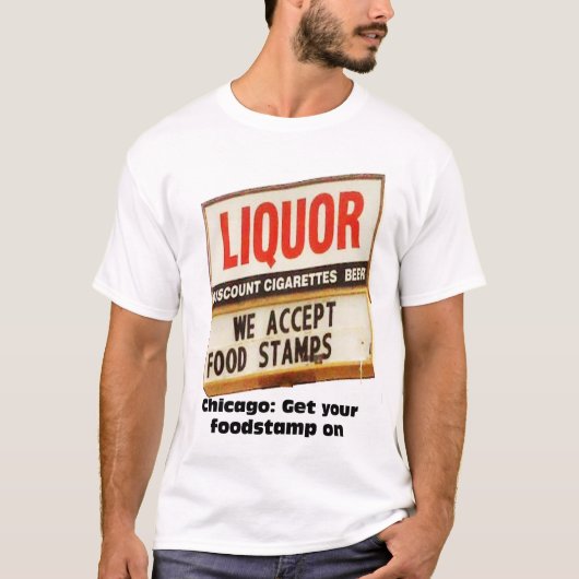 Erhalten Sie Ihr foodstamp an T-Shirt (Vorderseite)