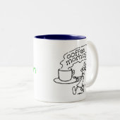 Erhalten Sie Ihre eigene Kaffee-Tasse Zweifarbige Tasse (VorderseiteRechts)