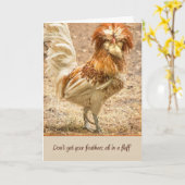 Erhalten Sie Ihre Federn nicht in einem Fluff Karte (Gelbe Blume)