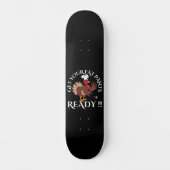 ERHALTEN SIE IHRE FETTPANTS LESENEN lustigen Ernte Skateboard (Vorderseite)