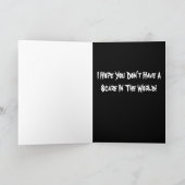 ERHALTEN SIE IHRE REDE AUF GHOST CUSTOM HALLOWEEN KARTE (Innenseite)