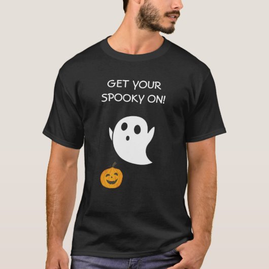ERHALTEN SIE IHRE REDE AUF GHOST HALLOWEEN T-Shirt (Vorderseite)