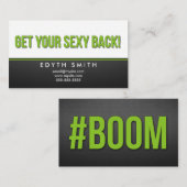 Erhalten Sie Ihre sexy Rückseite - Boom - es Visitenkarte (Vorne/Hinten)