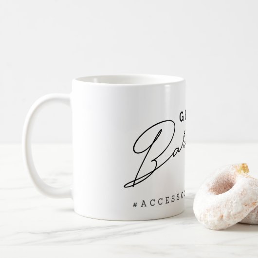 Erhalten Sie Ihre Stangen, Kaffee-Tasse laufen zu Kaffeetasse (Mit Donut)