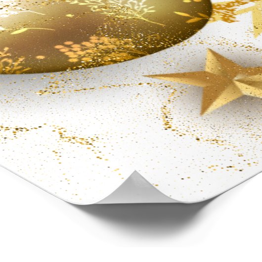 Erhalten Sie Ihre Tinsel nicht in einem Dreieck vo Poster (Ecke)