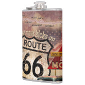 Erhalten Sie Ihre Tritte auf Weg 66 Flachmann (Links)