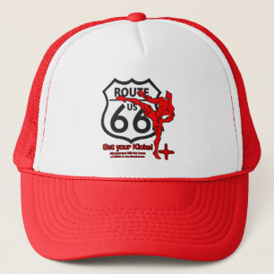 Erhalten Sie Ihre Tritte auf Weg 66! Truckerkappe