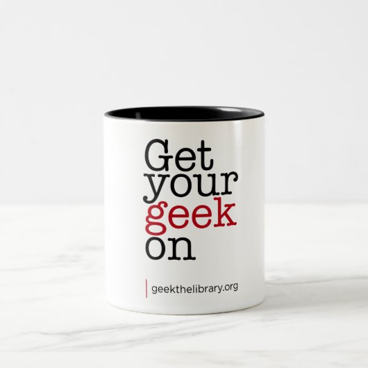 Erhalten Sie Ihren Aussenseiter an Zweifarbige Tasse (Mittel)