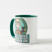 Erhalten Sie Ihren Geek auf Tasse (Vorderseite Links)