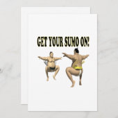 Erhalten Sie Ihren Sumo an Einladung (Vorne/Hinten)